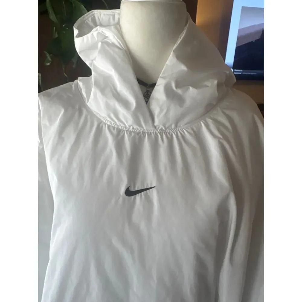 White Nike Circa Insulated Pullover Hoodie